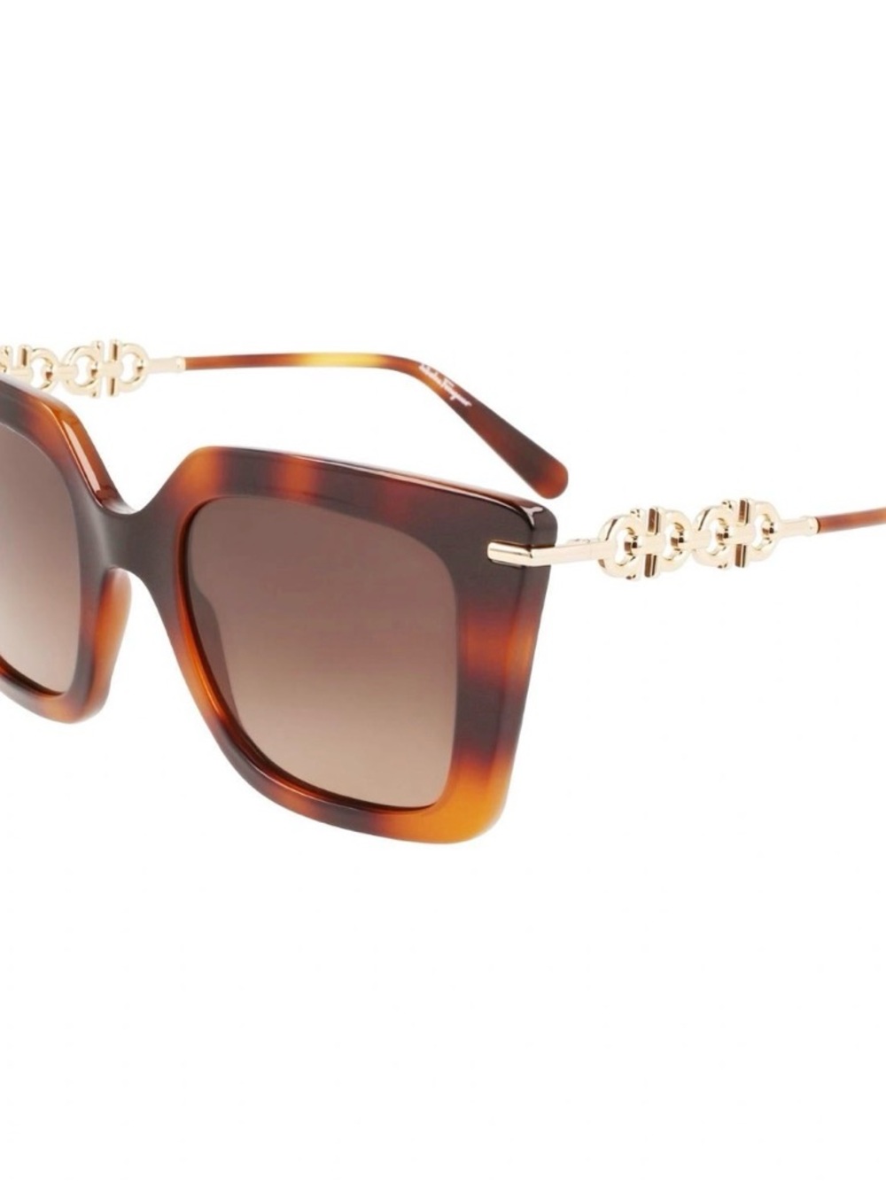 Ferragamo SF1041S Havana Gancini Sunglasses NIB